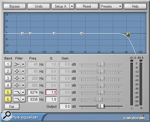Владельцы Studio Edition могут использовать Sonitus: FX Equalizer для обрезки высоких частот